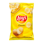 Delicious Lay’s Potato Chips, Classic, 8 oz Bag