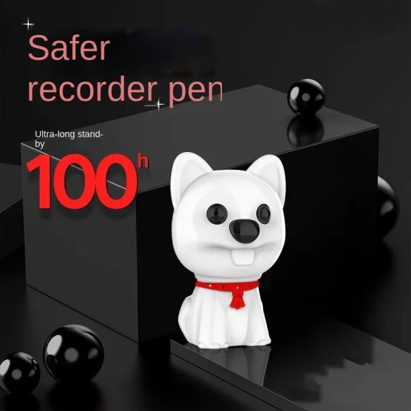 New Voice Recorder Digital Little Dog MP3Player Smart Sound Control Ativated Voice Record In G Long Work In G Time Caneta Espiar 3