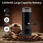 2024 New Portable Coffee Machine Coffee Maker Electric Capsule Ground Coffee Brewer Fit For Coffee Powder and Coffee Capsul 2