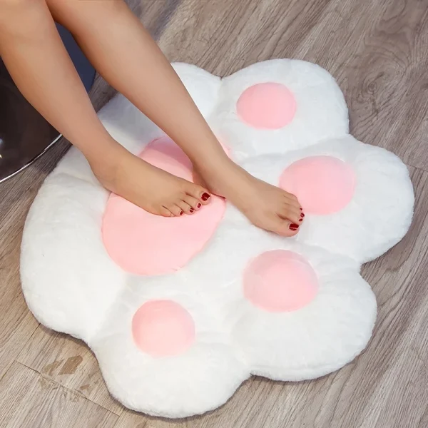 70cm Adorable Bear Paw Cushion Plush Toys Cartoon Stuffed Animal Seat Pillow for Girls Home Indoor Carpet Sofa Cushion Decor 2