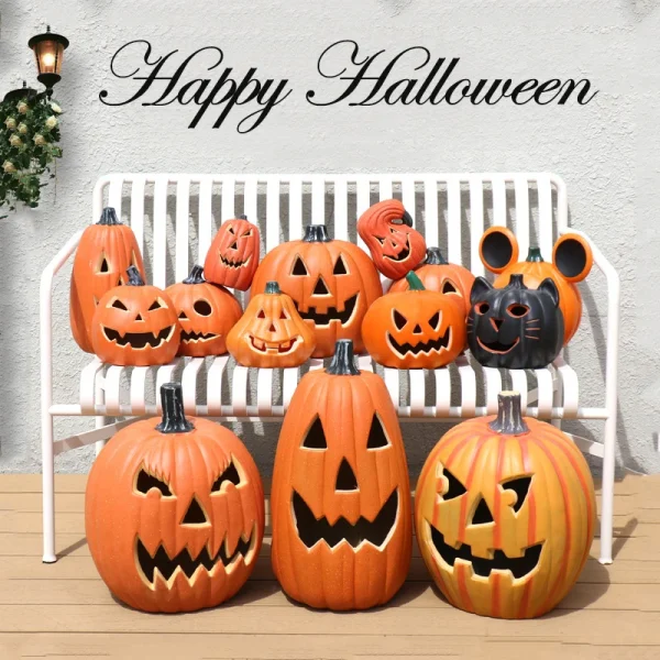 Halloween Decoration Pumpkin Led Lights Festival Accessories Outdoor Yard/garden Decor Horror Party Scream Ghostface Halloween 6