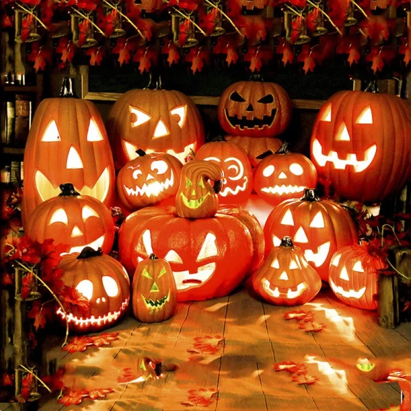 Halloween Decoration Pumpkin Led Lights Festival Accessories Outdoor Yard/garden Decor Horror Party Scream Ghostface Halloween 2