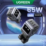 New！UGREEN 65W GaN Charger Robot Design Quick Charge 4.0 3.0 PPS PD Fast Charger for iPhone 16 15 14 Pro Macbook  Laptop Tablet 1