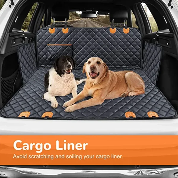 Dog Carriers Car Seat Cover Waterproof Pet Travel Dog Carrier Hammock Car Rear Back Seat Protector Mat Safety Carrier For Dogs 4