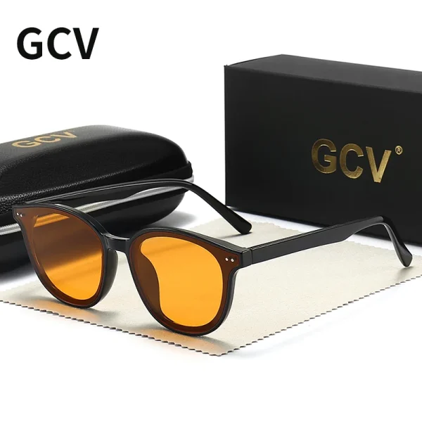 GCV Men Women Night Vision Sunglasses Goggles Yellow Orange G M Driving Eyewear Polarized Sun Glasses for Nocturnal gafas de sol 1