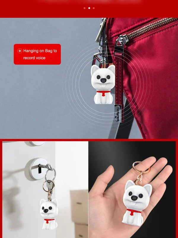 New Voice Recorder Digital Little Dog MP3Player Smart Sound Control Ativated Voice Record In G Long Work In G Time Caneta Espiar 4