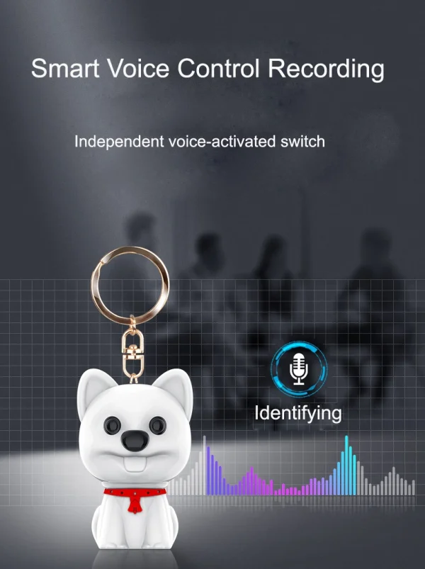 New Voice Recorder Digital Little Dog MP3Player Smart Sound Control Ativated Voice Record In G Long Work In G Time Caneta Espiar 5