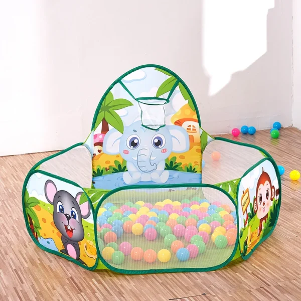 120CM Ball Pool with Basket Children Toy Indoor Ocean Ball Pit Playpen Tent Outdoor Toys Gift for Children Kids Dropshipping 3